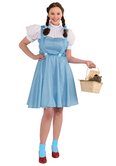 Dorothy costume ladies - Aug 20, 2021 · Amazon.com: Hauntlook Picnic Basket with a Removable Plush Toto Dog Accessory Set for Halloween Costumes - Dorothy Costume Women Cosplay Accessories for Theatre, Festivals, Costume Parties, and Other Occasions : Toys & Games 